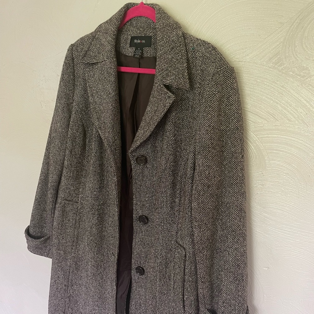 Classic long wool coat